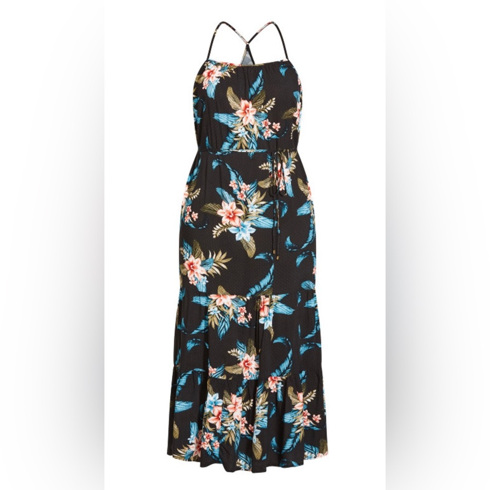 City Chic Azores Botanica Maxi Dress